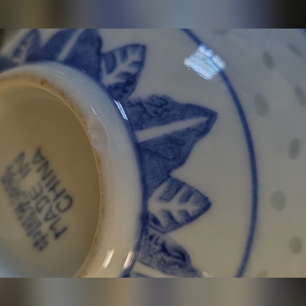 Vintage rice bowl amd spoons